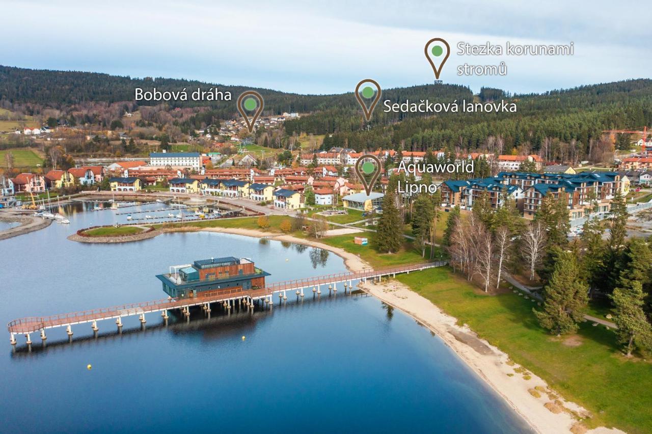 Moli Apartman S Privatni Saunou - Molo Lipno Resort Lipno nad Vltavou Exterior foto